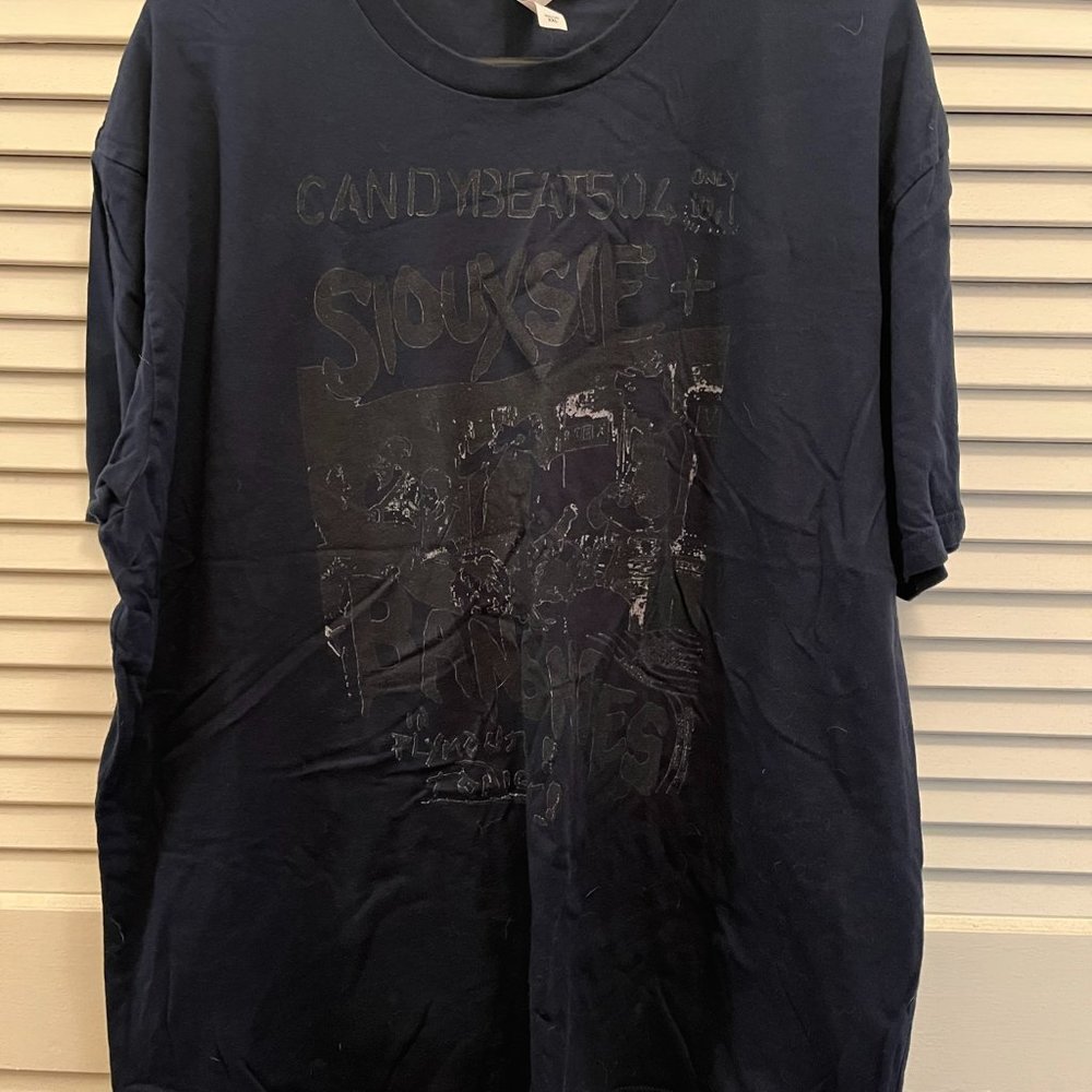 Siouxsie Sioux & The Banshees T-shirt, plus size, navy